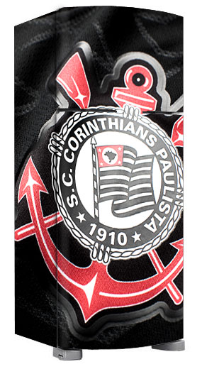 Envelopamento de Geladeira do Corinthians