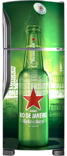 Envelopamento de Geladeira Heineken